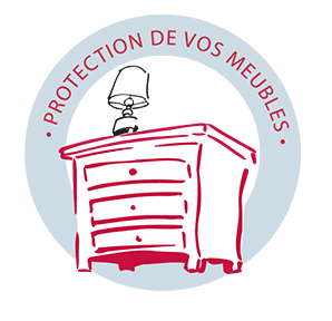 Votre installateur partenaire Arcades et Baies protège vos meubles et la zone d'intervention avant la pose de vos fenetres, portes d’entrée et volets roulants